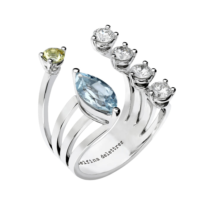 Delfina Delettrez Today Tomorrow Dots Ring