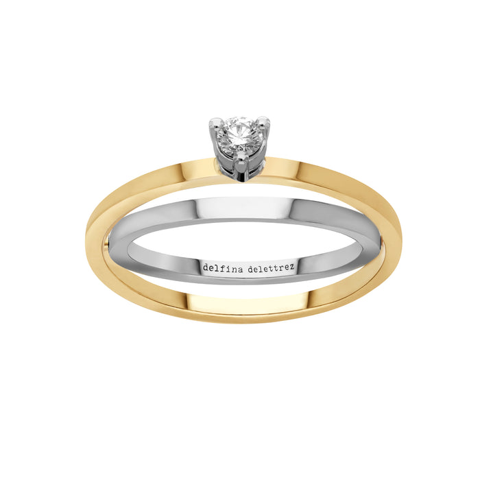 Delfina Delettrez TOURBILLON Solitaire Ring