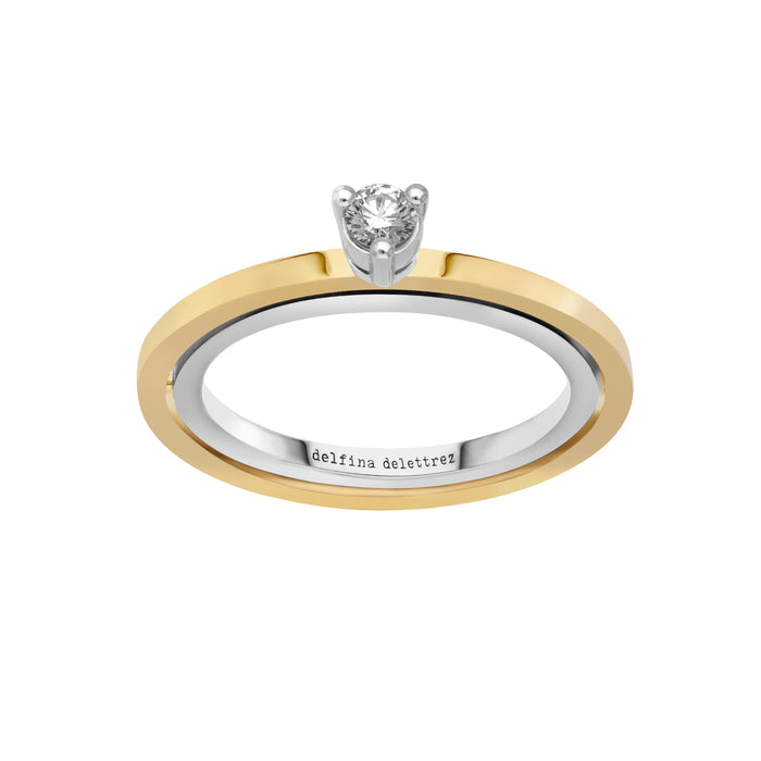 Delfina Delettrez TOURBILLON Solitaire Ring