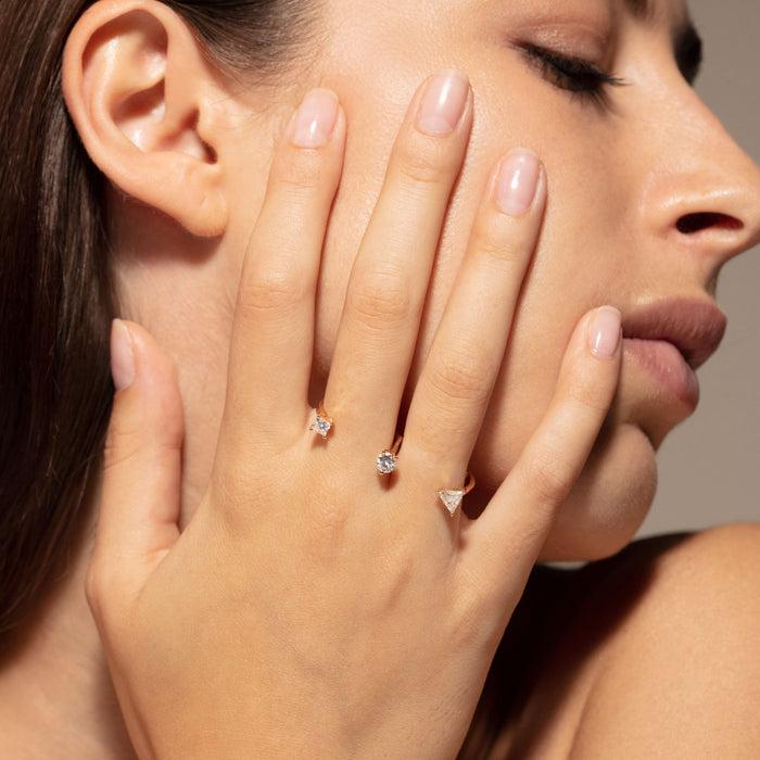 Delfina Delettrez Triple Diamond Ring