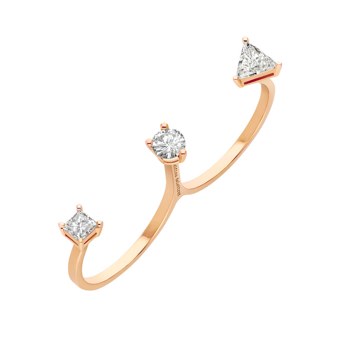 Delfina Delettrez Triple Diamond Ring
