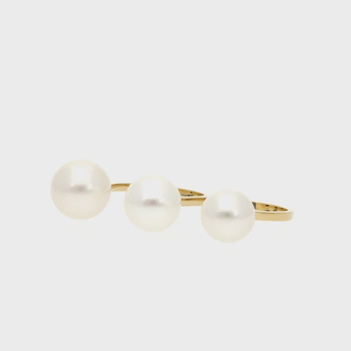 Delfina Delettrez Triple Pearl Ring