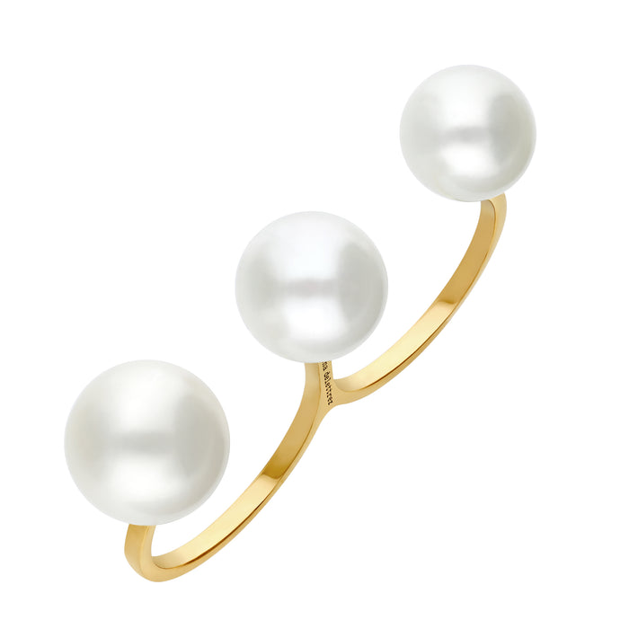 Delfina Delettrez Triple Pearl Ring
