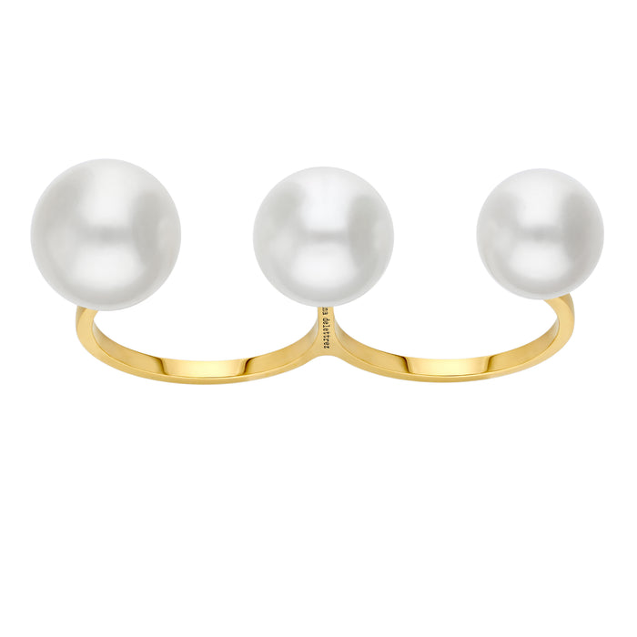 Delfina Delettrez Triple Pearl Ring