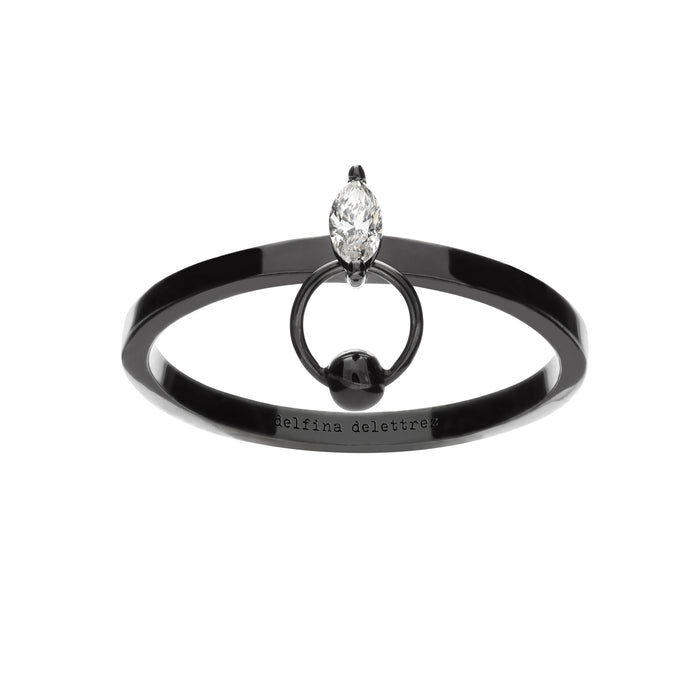 Delfina Delettrez TWO IN ONE Night Gold Ring
