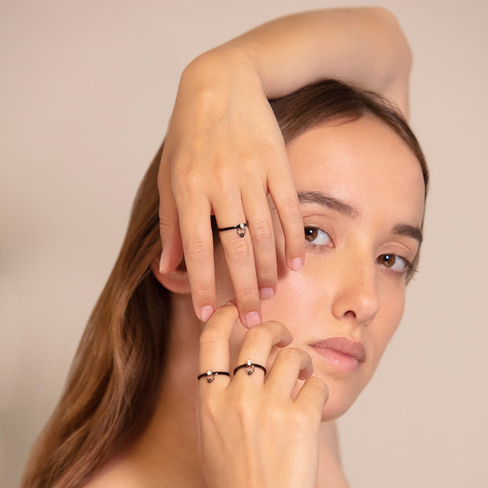 delfina delettrez TWO IN ONE night gold ring