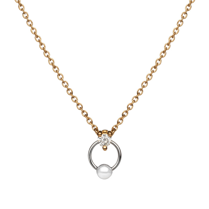 delfina delettrez TWO IN ONE small diamond chain