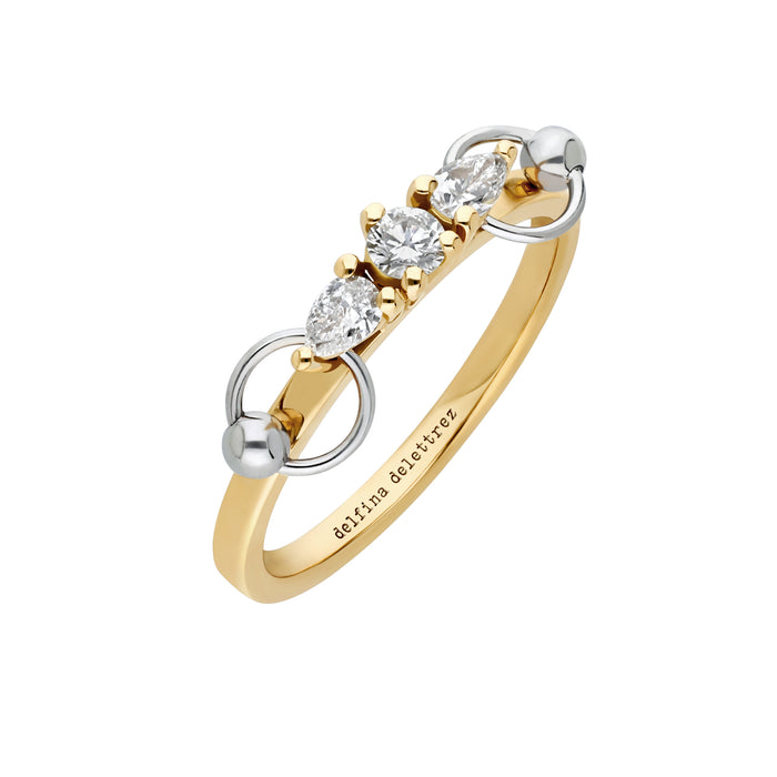 Delfina Delettrez Two In One Trilogy Ring