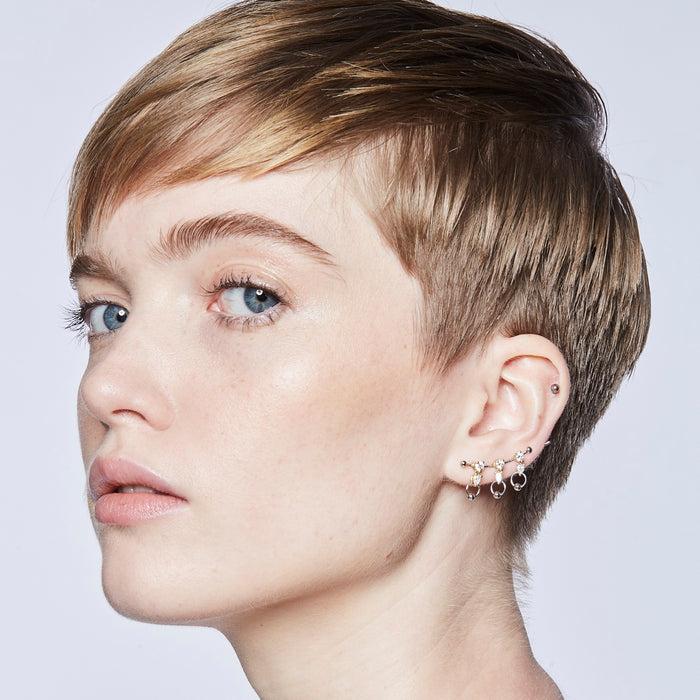 Delfina Delettrez TWO IN ONE Triple Cuff Earring