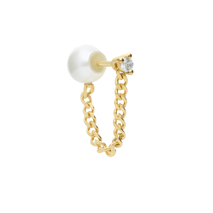 delfina delettrez Unchain my art diamond earring