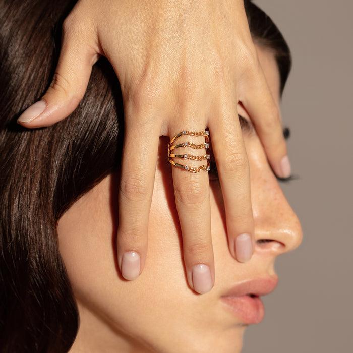 Delfina Delettrez Unchain My Art Dots Ring