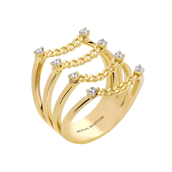 Delfina Delettrez Unchain My Art Dots Ring