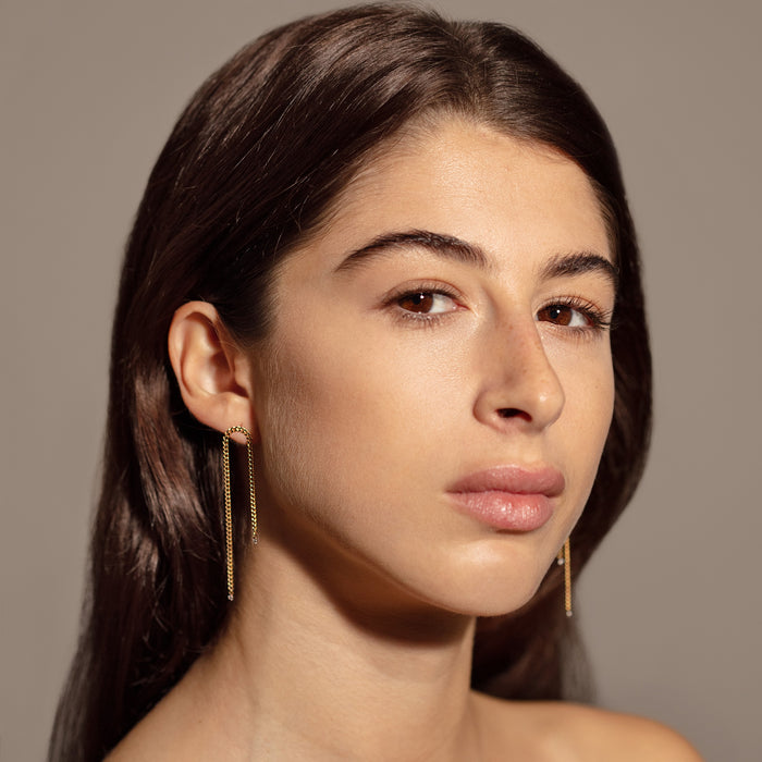 delfina delettrez Unchain my art earrings