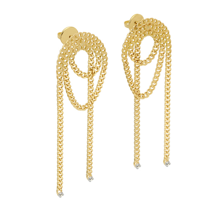 Delfina Delettrez Unchain My Art Loop Earrings