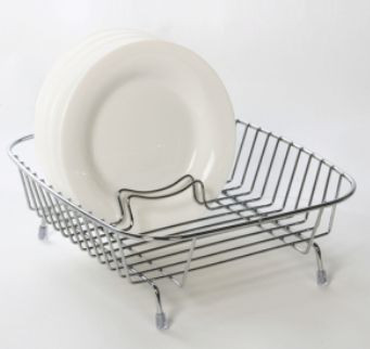 delfinware Compact Stainless Steel Dish Drainer