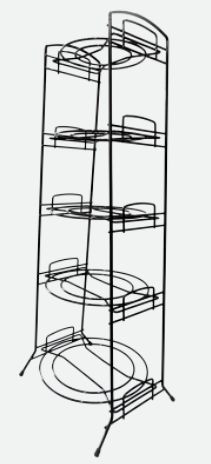 delfinware Delfinware Designer Black Saucepan Stand