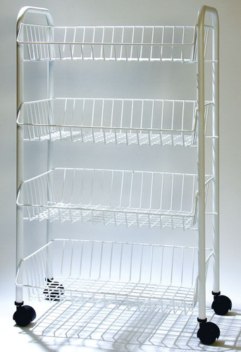 Delfinware Four Tier Mobile Trolley