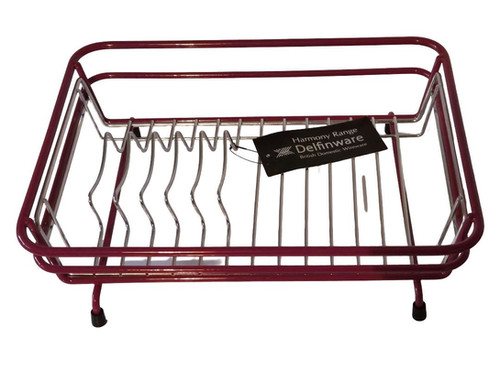 delfinware Small Red Harmony Dish Drainer (8020RF)