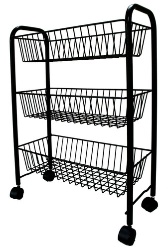 delfinware Three Tier Mobile Trolley