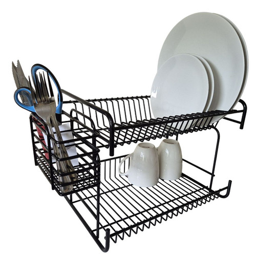 delfinware Delfinware Two Tier Dish Drainer and Cutlery Rack