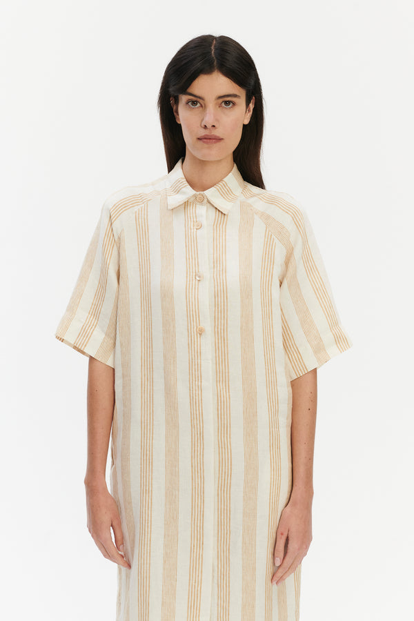 Delikatessen Dress In A In Pure Finest Italian Linen