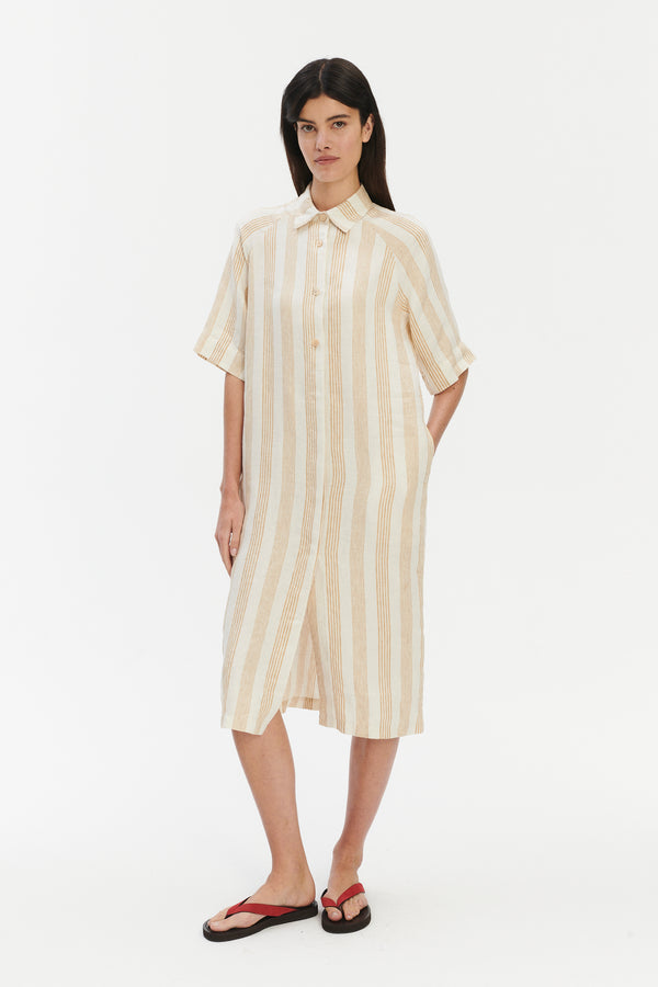 delikatessen Dress in a in Pure Finest Italian Linen delikatessen Dress in a in Pure Finest Italian Linen