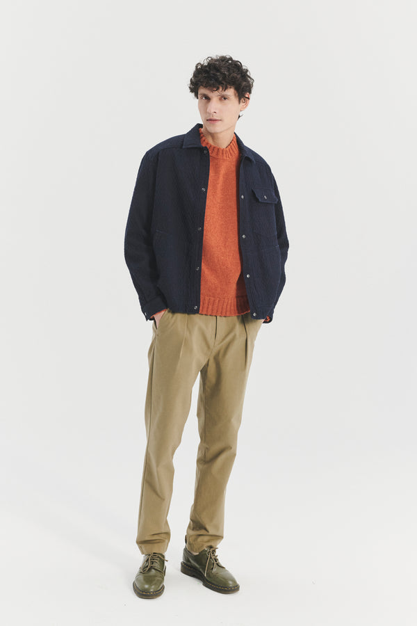 delikatessen French Workwear Jacket in the finest Deep Blue Japanese Cotton Denim