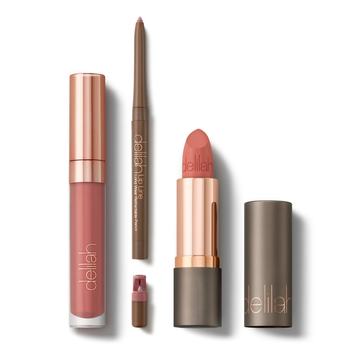 Delilah Nude Lip Wardrobe The Perfect Delilah Nude Collection Default Variant