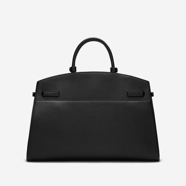 Demellier The Hudson | Black Small Grain | DeMellier