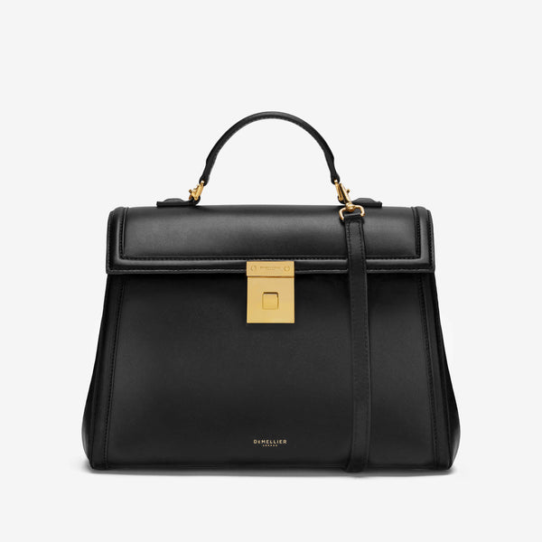 demellier The Midi Paris | Black Smooth | DeMellier