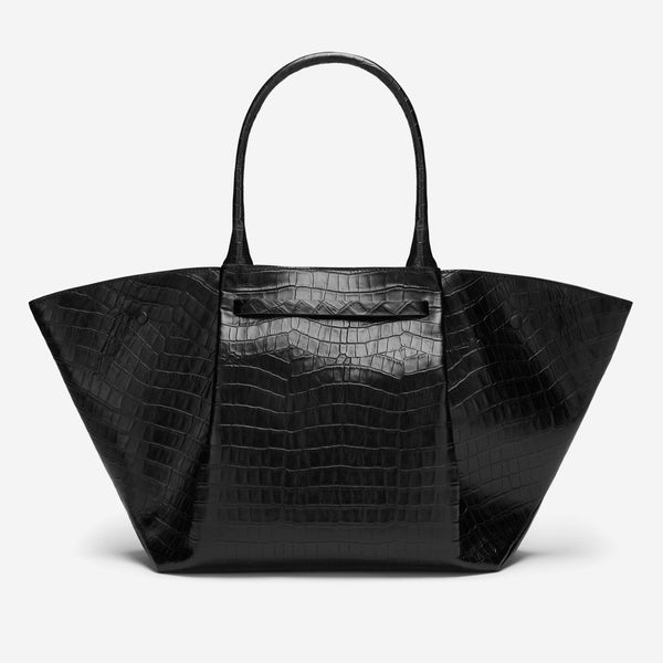 Demellier The New York | Black Croc Effect | DeMellier