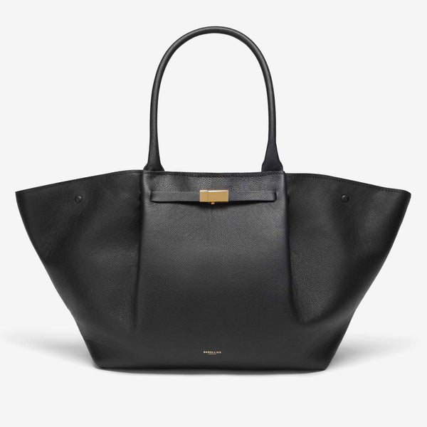demellier The New York | Black Small Grain | DeMellier