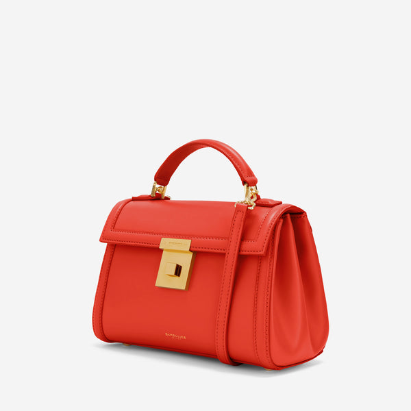 Demellier The Paris | Poppy Red Smooth | DeMellier