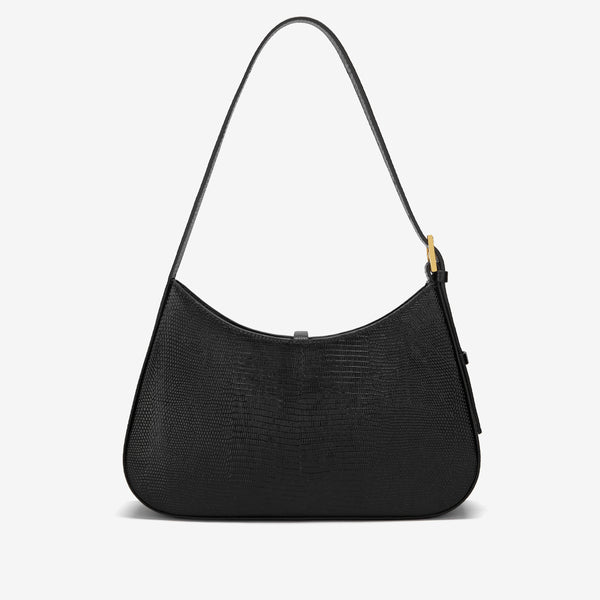 Demellier The Tokyo | Black Lizard-Effect | DeMellier