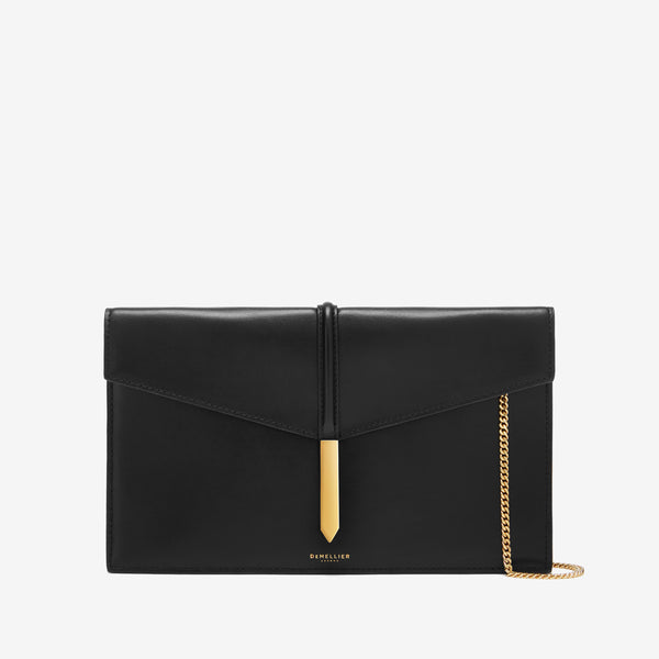 demellier The Tokyo Clutch | Black Smooth | DeMellier