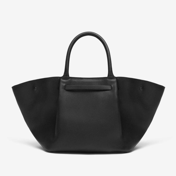 demellier The Midi New York | Black Small Grain | DeMellier