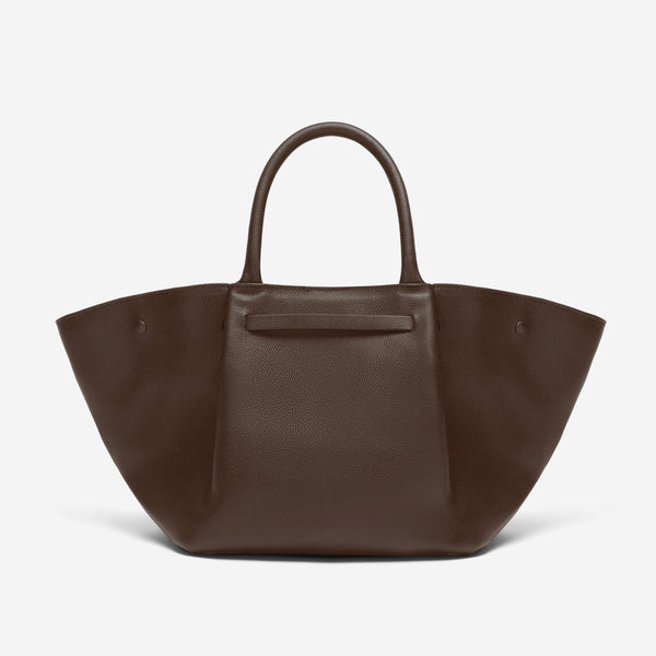 Demellier The Midi New York | Mocha Small Grain | DeMellier
