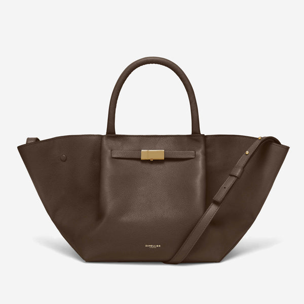 demellier The Midi New York | Mocha Small Grain | DeMellier