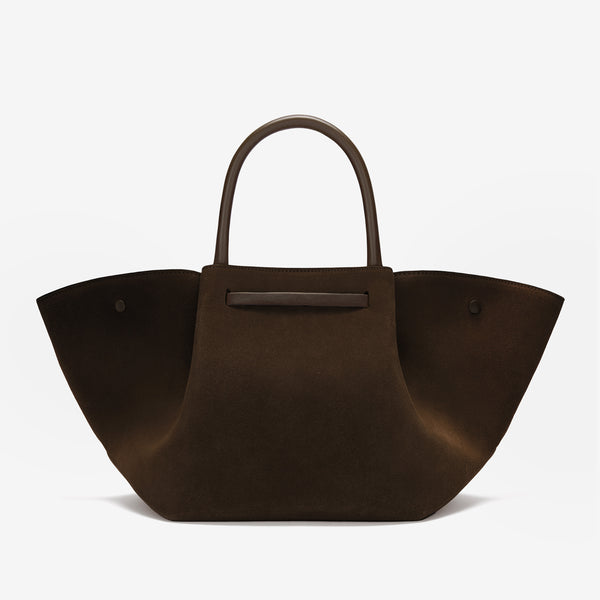 Demellier The Midi New York | Mocha Suede & Mocha Smooth | DeMellier