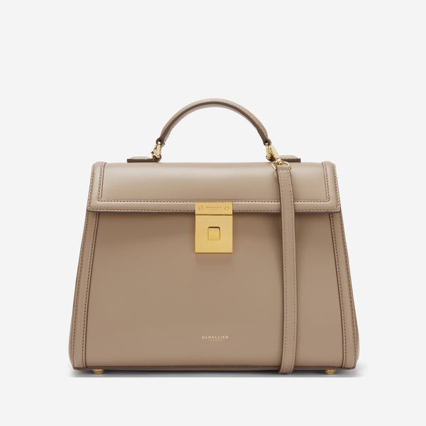 demellier The Midi Paris | Dark Sand Smooth | DeMellier