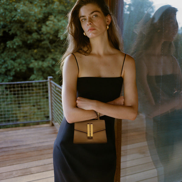 Demellier The Nano Montreal | Deep Toffee Smooth | DeMellier