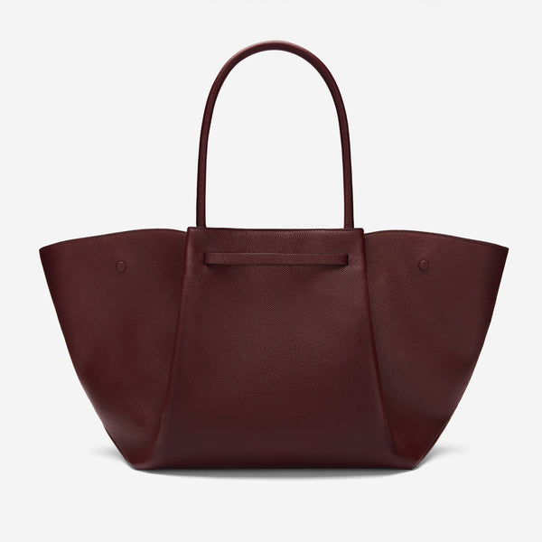 Demellier The New York | Burgundy Small Grain | DeMellier