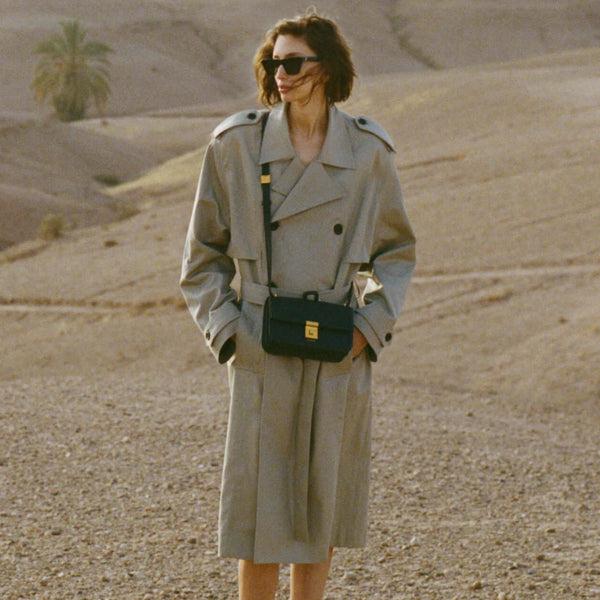 Demellier The Paris Crossbody | Black Smooth | DeMellier