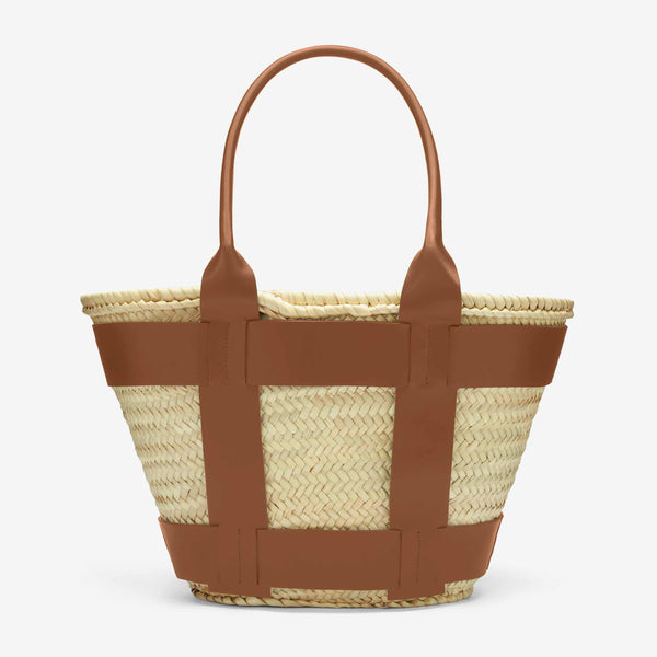 Demellier The Santorini | Natural Basket Tan Smooth | DeMellier