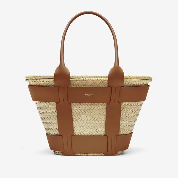 demellier The Santorini | Natural Basket Tan Smooth | DeMellier