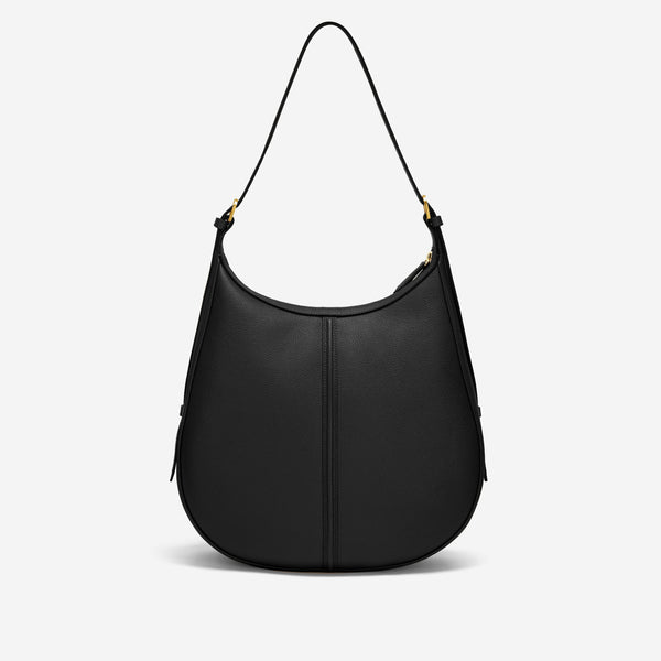 Demellier The Siena Hobo | Black Small Grain | DeMellier
