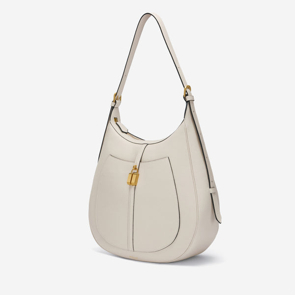 Demellier The Siena Hobo | Off-White Small Grain | DeMellier
