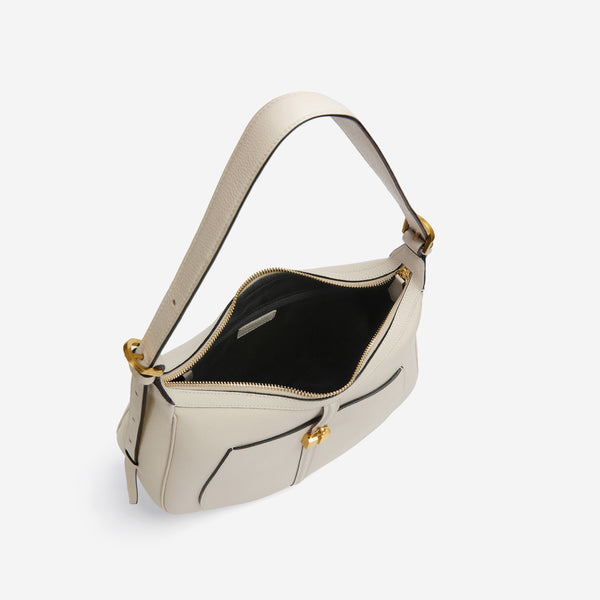 Demellier The Siena Hobo | Off-White Small Grain | DeMellier