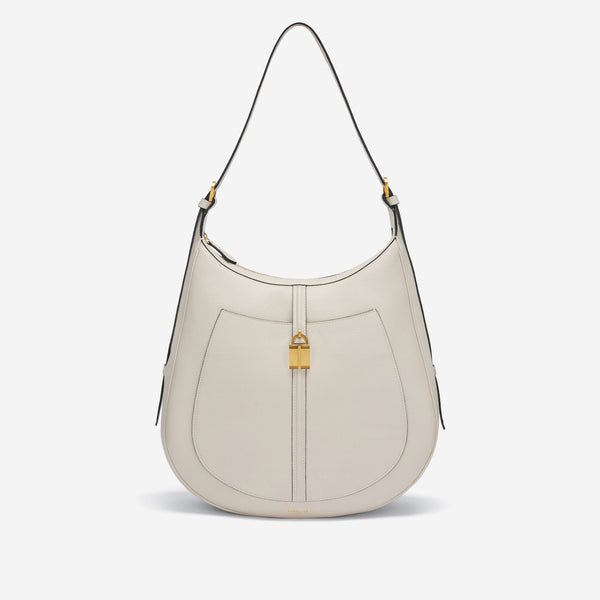 demellier The Siena Hobo | Off-White Small Grain | DeMellier