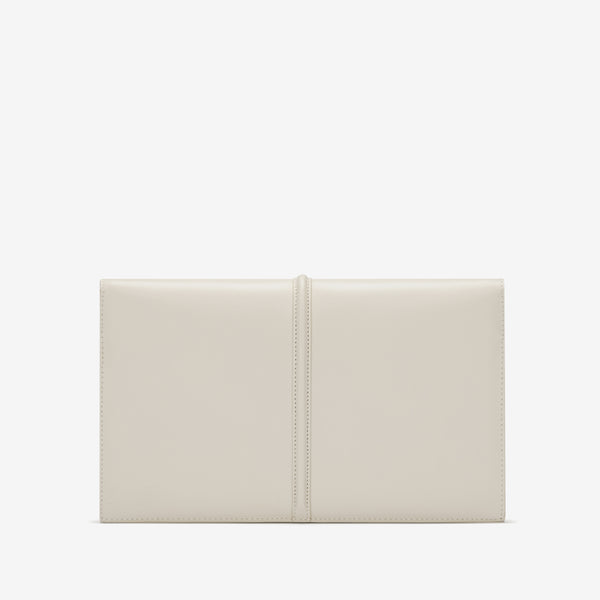 Demellier The Tokyo Clutch | Off-White Smooth | DeMellier